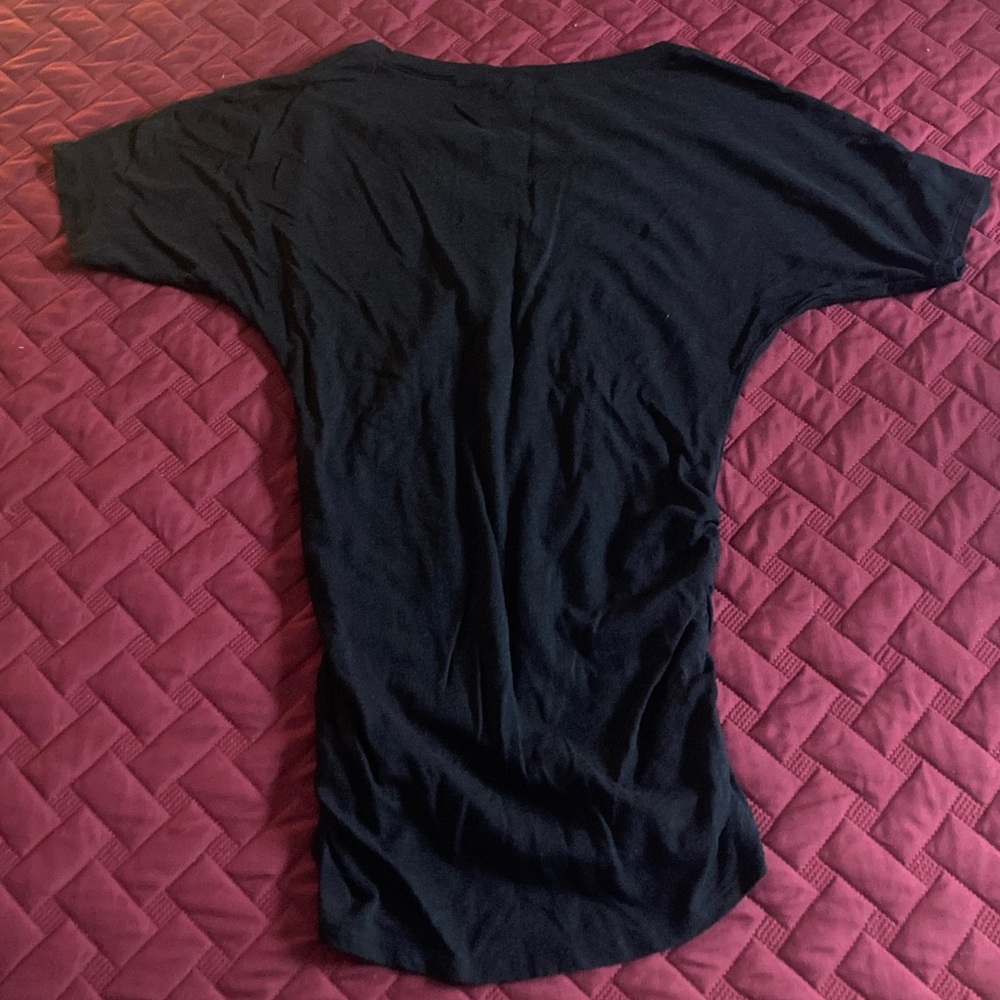 Express Tunic Length Legging Top With Ruched Sides - Picture 2 of 5